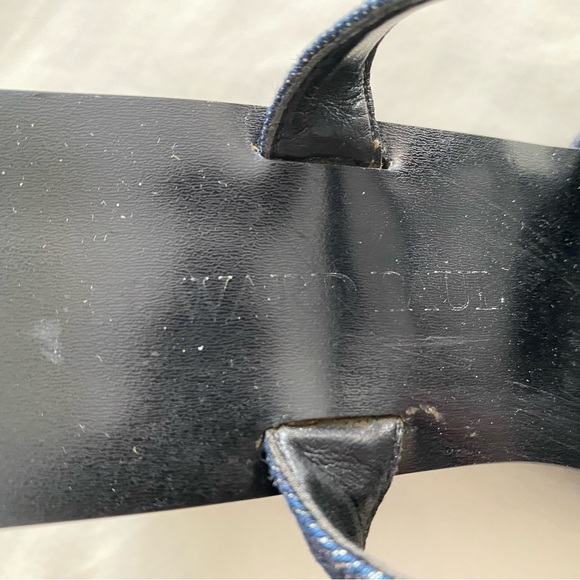 Vintage denim sandals - Picture 4 of 6